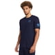 thumbnail image 1 of Camiseta Under Armour con la bandera de la libertad para hombre, azul marino, X-S, 1 of 3