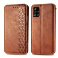 thumbnail image 3 of Étui pour Samsung Galaxy A71 5G à Rabat Portefeuille à Rabat Magnétique Protecteur - Marron, 3 of 5