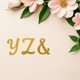 thumbnail image 4 of OUNONA 1Set Large Gold Glitter Letters Alphabet Bunting for Wedding and Birthday, 4 of 6