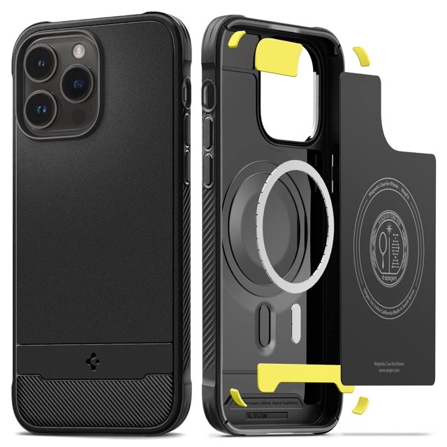 Funda de teléfono Spigen Rugged Armor MagFit para iPhone 14 Pro