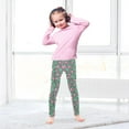 thumbnail image 5 of joogoo Girls' Leggings Circles Art Yoga Pants 7-8T, 5 of 8