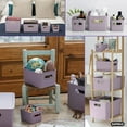 thumbnail image 6 of Superio 5L Small Lilac Ribbed Storage Bin with Lid, Plastic (2 Pack), 6 of 7