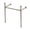 Brushed Nickel, variant on Kingston Brass VPB34287 Fauceture 28-1/2" Stainless Steel Console Stand - Brass