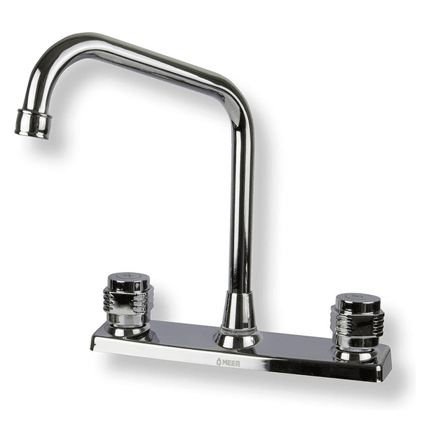 Mezcladora para fregadero Cromada MEER MZF8122C Bodega Aurrera en linea
