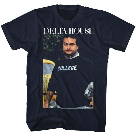 Animal House D House Navy Adult T-Shirt 2Xlt