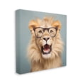 thumbnail image 4 of Stupell Industries Roaring Lion in Glasses Animals & Insects Painting Gallery Wrapped Canvas Art Print Wall Art, 24 x 24, 4 of 8