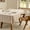 Natural, variant on Fennco Styles Waffle Weave Solid Color Tablecloth 48" Round - Natural Refined Woven Table Cover for Home Décor, Dining Table, Banquets, Holidays and Special Occasions