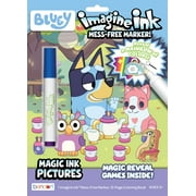 Bluey Imagine Ink Coloring Book with Mess Free Marker, 12 Pages, Paperback