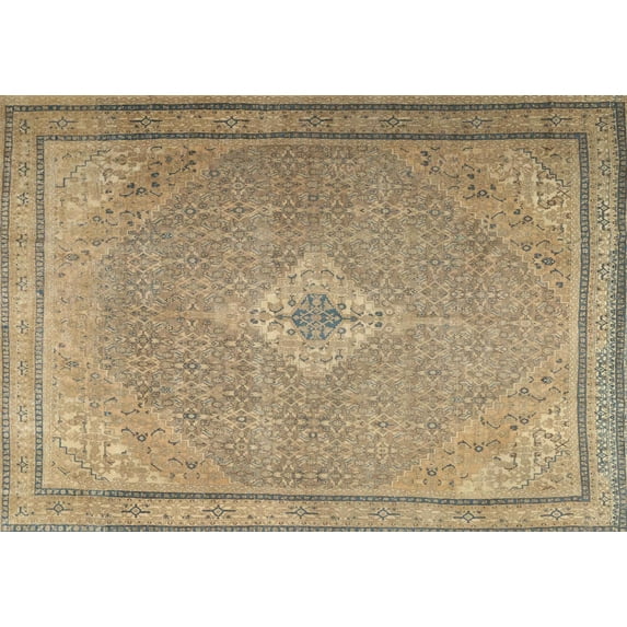 Ahgly Company Indoor Rectangle Traditional Brown Persian Area Rugs, 4' x 6'