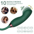 thumbnail image 4 of XBONP Rose Vibrator Sucking Vibrator 10 Speed Vibrating Rose Toy G-Spot Massager Sex Toys Green, 4 of 7