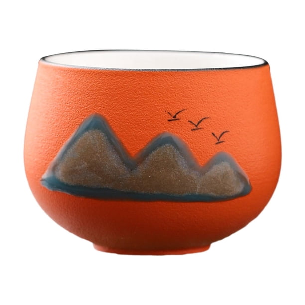 Taza de cerámica para café sin asas copa arhat