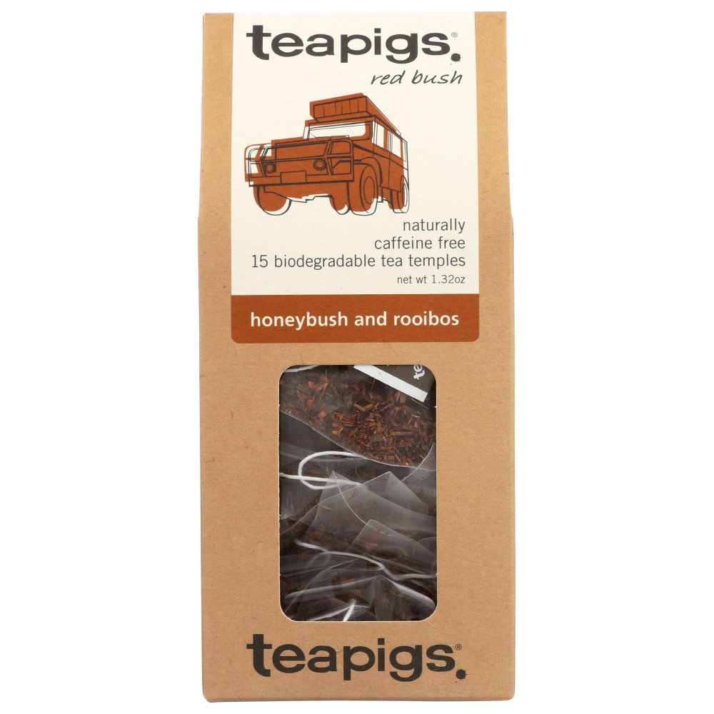 Teapigs Honeybush And Rooibos Red Bush Tea, 15 Bags