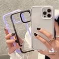 thumbnail image 2 of Lujo Simple caso Samsung A12 A04s A31 A03 A50 A23 A13 A04 A32 A20s A72 A30s A50s A22 A20 A70 A11 A51 A71 A52 A52s M22 M32 A02s A30 a prueba de golpes de grado militar 3 en 1 estuche blando Gao Jiahui unisex, 2 of 2