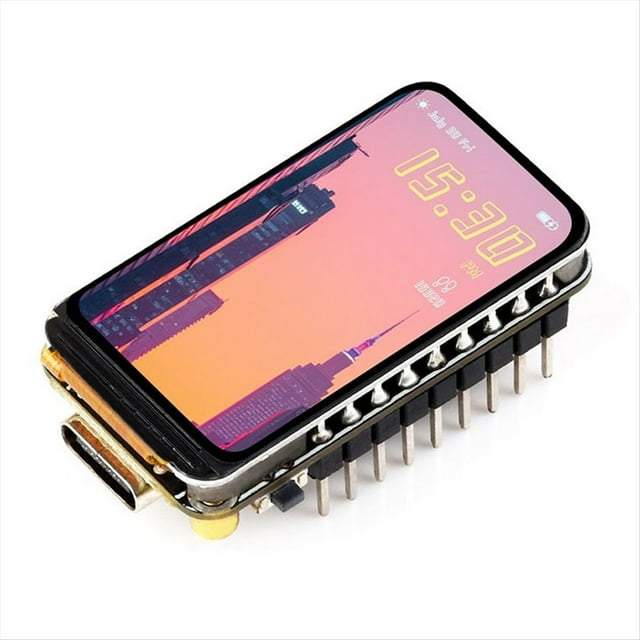 Placa de Desarrollo ESP32-S3 de 1,47 Pulgadas con Pantalla Táctil de Cinco Puntos, Compatible con WiFi y Bluetooth con Antena Integrada B