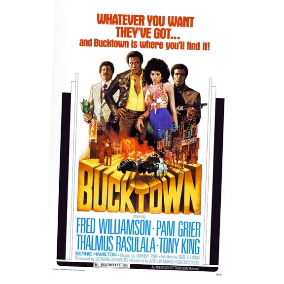 Z Posters Bucktown Movie Poster 11inx17in Mini Poster 11x17 poster Color Category: Multi, Unframed, Ages: Adults