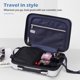 thumbnail image 5 of Coolife Luggage Expandable 5 Piece Sets PC+ABS Spinner Suitcase 20 inch 24 inch 28 inch (white grid new), 5 of 7