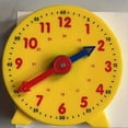 thumbnail image 1 of 3.9 Inch Clock Model Primary School Teaching Aids, 2 Needles 24-hour Teaching Aids, Non-linkage Children's Learning Aids For Time Awareness, Early Education Thinking Toys, 1 of 5