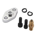 thumbnail image 3 of de compresor para T3, T4, T35, , T60, T67, , T76, T6061 Billet Alu, Orificio Central para Accesorios AN4 Baoblaze Junta de brida de entrada de alimentación de aceite, 3 of 8