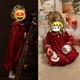 thumbnail image 2 of Conjuntos de pijamas navideños para niños, niñas y niños, ropa de estar por casa, pijamas para bebés, ropa de vestir de terciopelo suave de invierno rojo con encaje a juego para toda la familia, 2 of 5