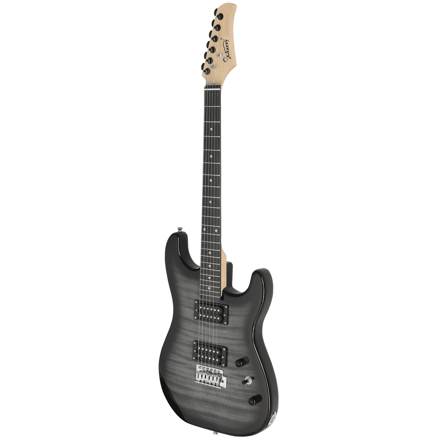 Hassch Electric Guitar for Music Lover Beginner with 20W Amp, Gig Bag and Accessories Pack, Black