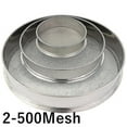 thumbnail image 1 of Lishi 304 Stainless Steel Lab Sieve Kit - 2-500m Round Aperture Sifters Shakers for Flour Filtering, 1 of 5