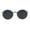 Gold Black, variant on Round Retro Vintage Classic Trendy Hippie Sunglasses Gold Black