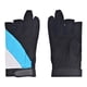thumbnail image 3 of Guantes de ciclismo con 3 dedos cortados para hombre y mujer, transpirables, antideslizantes, para ciclismo Cielo azul, 3 of 9