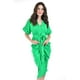 thumbnail image 5 of Vestido Drapeado Con Botones Roman Fashion Juvenil Talla M Verde, 5 of 6