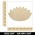 thumbnail image 2 of Yoga Lotus Flower Outline Wood Shape Unfinished Piece Cutout Craft DIY Projects - 6.25 Inch Size - 1/8 Inch Thick, 2 of 7