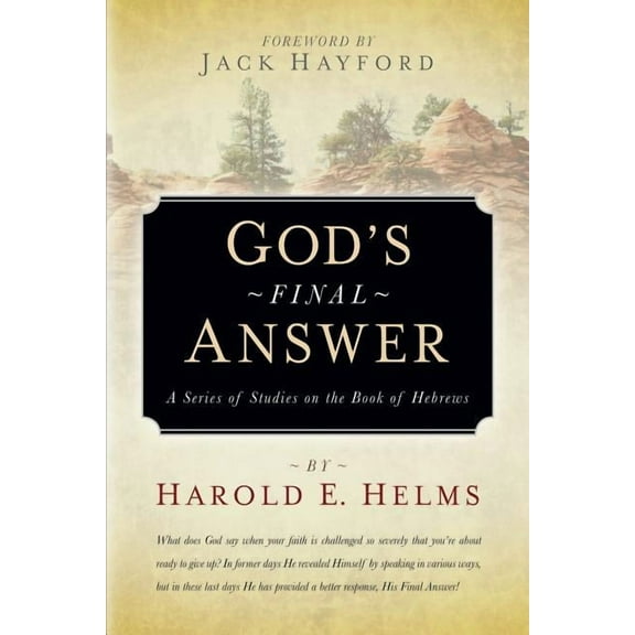 God's Final Answer, (Paperback)