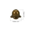 thumbnail image 2 of Uxcell Pull Cord End, Blind Cord Metal Bead, Light Flower Type Pull Ends Bronze for Lamps, Pack of 20, 2 of 5