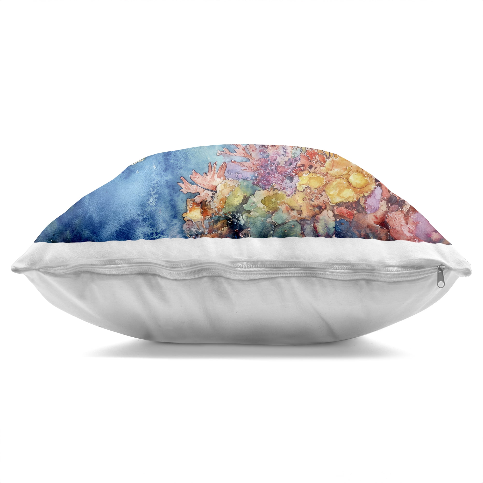 Stupell Industries Underwater Sea Turtle Bubbles Decorative Printed Throw Pillow, design by Tina LeCour