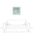 thumbnail image 3 of Creative Products Believe In Your Dreams Blue 24x24 Canvas Wall Art, 3 of 5