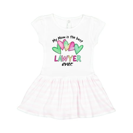 

Inktastic My Mom is the Best Lawyer Ever Gift Toddler Girl Dress