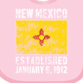 thumbnail image 4 of Inktastic Established January 6, 1912 New Mexico Flag Boys or Girls Baby Bib, 4 of 4