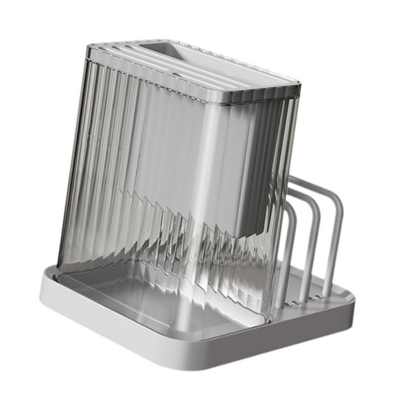 Organizador de cocina con soporte para utensilios de cocina para restaurante, cucharas y utensilios de cocina. Gris