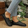 thumbnail image 6 of Purcolt Loafers for Women Trendy Casual V-Cut Square Toe Slip On Boat Shoes Lightweight Comfort Soft Sole Non-Slip Flats Shoes for Walking Travel Vacation, 6 of 8
