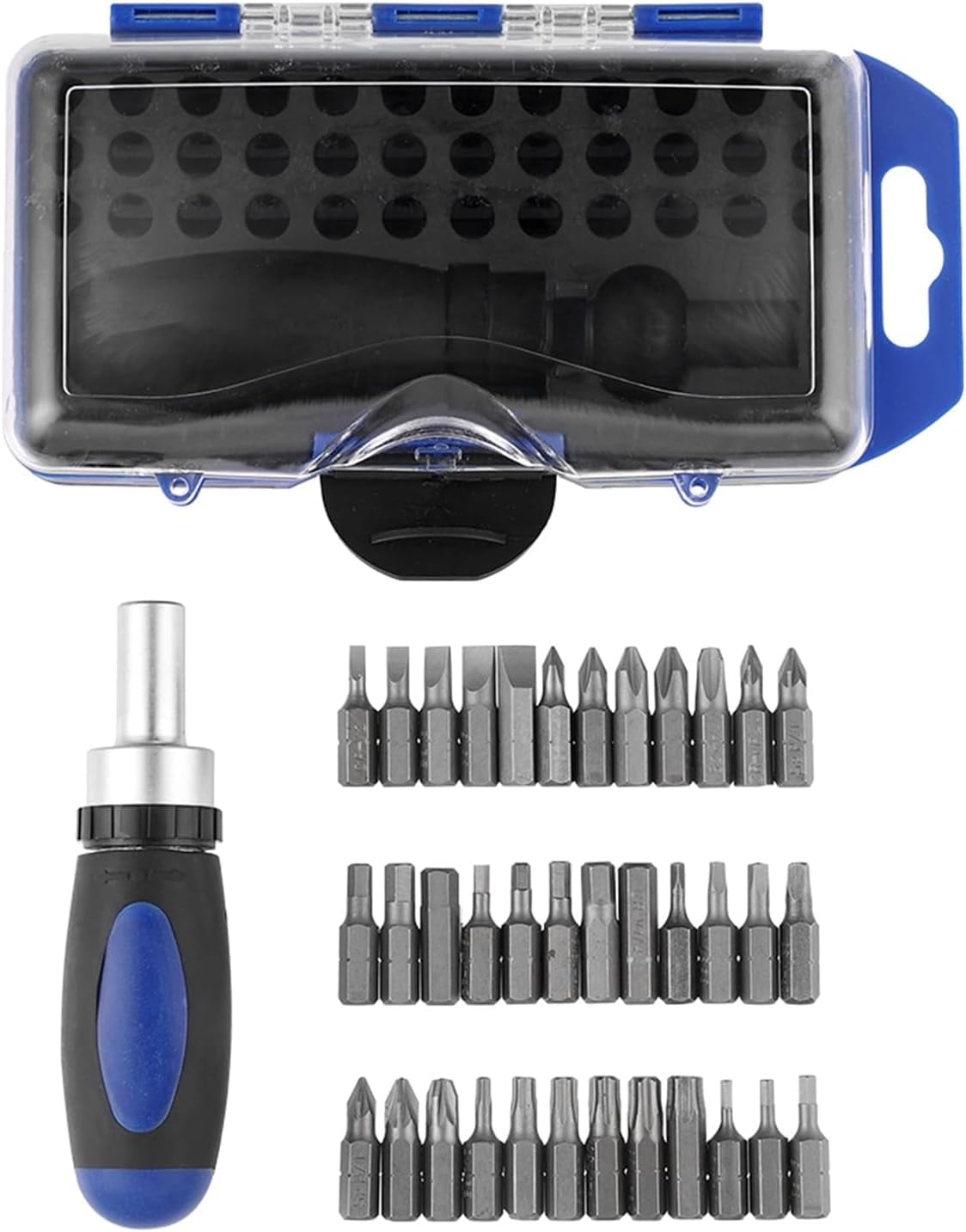 Gamvdout DIY Tool Kit 38/23/22pcs Sleeve Screwdriver Ratchet Wrench Socket Spanner Drill Tool Sets