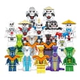 thumbnail image 1 of Set Of 16 Pcs Ninja Mini Figures Kai Jay Sensei Wu Master Building Blocks Toys-week, 1 of 5