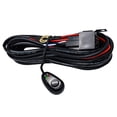 thumbnail image 2 of Wiring LED Light Bar Wiring Harness Kit 300W 16 AWG Universal LED Wiring Harness With 12V 40A Relay On Off Switch For Vehicles, 2 of 7
