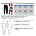 thumbnail image 3 of YNGKMEA Sweatpants for Men Cotton Winter Fleece Jogger Pants Home Workout Pants Gym Elastic Drawstring Waist Sweatpants with Pockets 3XL, 3 of 4