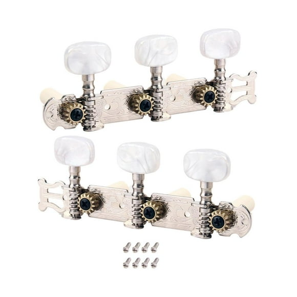 Clavijas de afinación mecánicas para guitarra, guitarra clásica/guitarra de concierto 3R Cromo