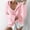 Rose, variante sur UKAP Chandail pour Femmes à Couleur Unie, Chandail à Capuche à Cordon, Coupe Ample, Hauts à Capuche d'Hiver, Beige, m