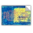 thumbnail image 1 of ''Blue With Stencils' Removable Wall Art Mural, 12x18, 1 of 1
