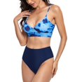 thumbnail image 3 of Split Bikini, Polyester Elastic Bikini Bathing Suit  For Beach, 3 of 7