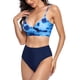 thumbnail image 3 of Traje de baño, Bikini dividido, Traje de baño de bikini con efecto tie dye, Traje de baño de bikini, Integración sin costuras, 3 of 7