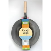 Craft Wok Flat Bottom 14 inches Carbon Steel Wok / 731W316