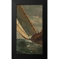 thumbnail image 2 of Homer, Winslow 15x24 Black Modern Framed Museum Art Print Titled - Breezing Up - left, 2 of 5