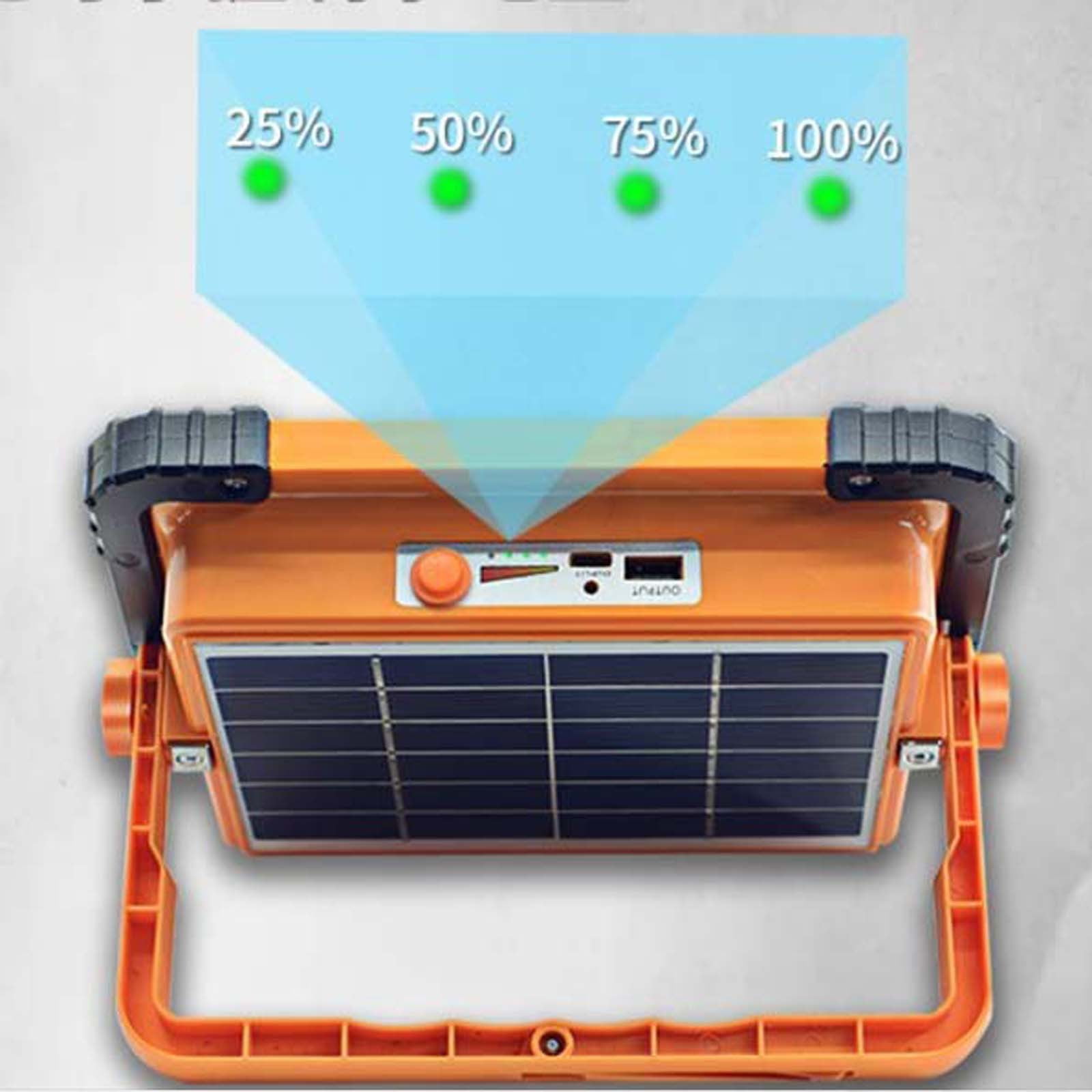 Clearance! Solar Lights Outdoor,Solar Outdoor Projection Lamp Portable, Mobile, Multi Functional, Portable, Rechargeable Stall, USB Charging Lamp Clearance