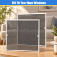 Window Screens Frame Kit 36 Square Heavy-duty Aluminum Screen High ...